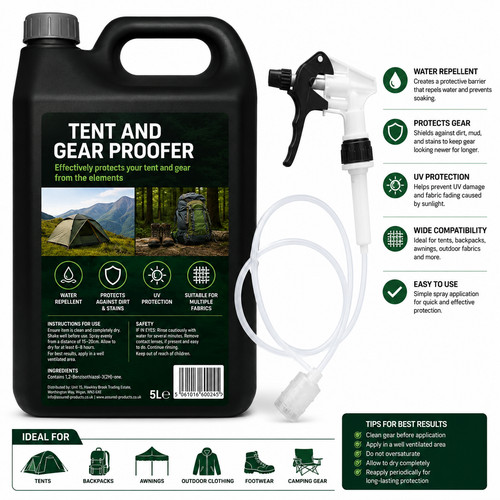 Tent and gear waterproofer - tent,