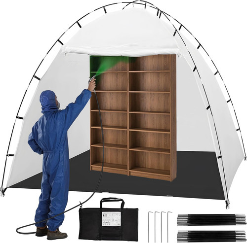 Portable paint booth - paint, tent
