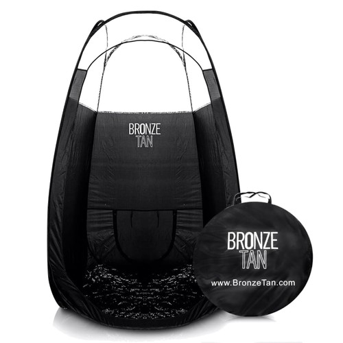 Portable spray tan booth - tan,